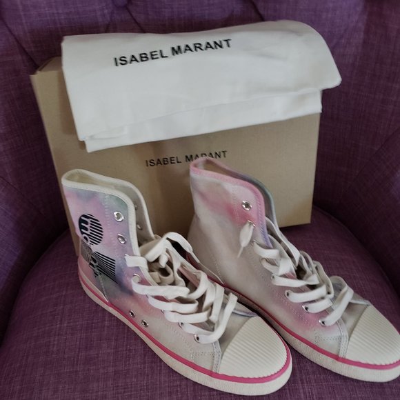 Isabel Marant Benkeen Hightops Celadon - Picture 6 of 7